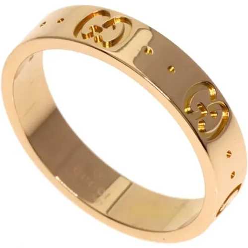 Pre-owned Metal rings , female, Sizes: ONE SIZE - Gucci Vintage - Modalova