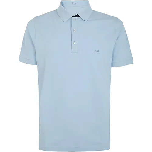 Polo Shirts , Herren, Größe: M - Fay - Modalova