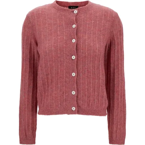 Milena Rosa Pullover , Damen, Größe: S - A.P.C. - Modalova