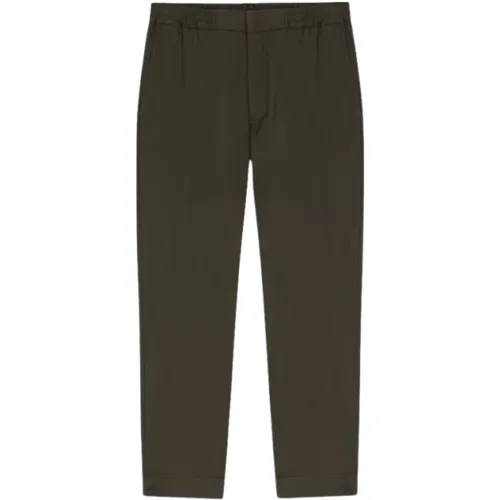 Double Face Cotton Blend Elastic Waist Pants , male, Sizes: W28 - Nn07 - Modalova