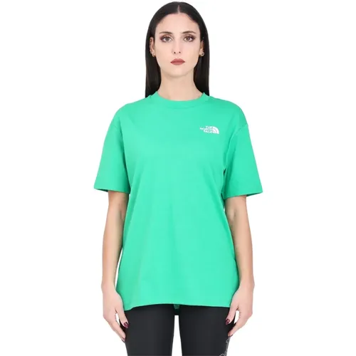 Grünes Oversize Dome T-Shirt , Damen, Größe: XS - The North Face - Modalova