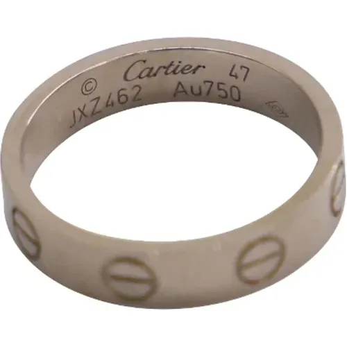 Pre-owned Metal rings , unisex, Sizes: ONE SIZE - Cartier Vintage - Modalova