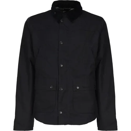 Waxed Cotton Jacket with Quilted Lining , male, Sizes: 2XL, S, XL - Barbour - Modalova