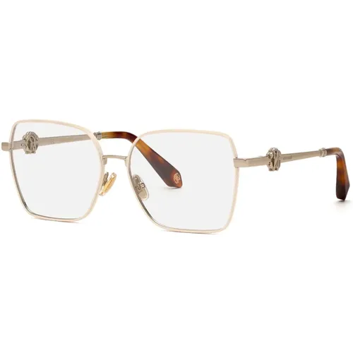 Eyeglasses Vrc029 0300 57 , unisex, Sizes: 56 MM - Roberto Cavalli - Modalova