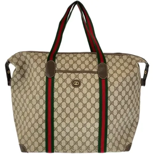 Pre-owned Canvas travel-bags , female, Sizes: ONE SIZE - Gucci Vintage - Modalova