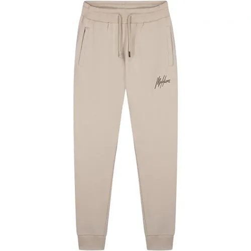 Jogginghose MM1-AW24-11,Schwarze Jogginghose Mm1-Aw24-11 - Malelions - Modalova