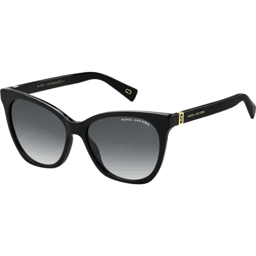 Schwarze/Graue Sonnenbrille,Stylische Sonnenbrille Marc 336/S - Marc Jacobs - Modalova