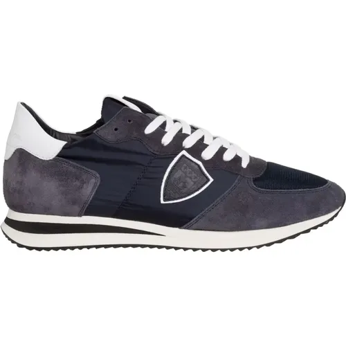 Blaue Trpx Low Top Sneakers , Herren, Größe: 36 EU - Philippe Model - Modalova