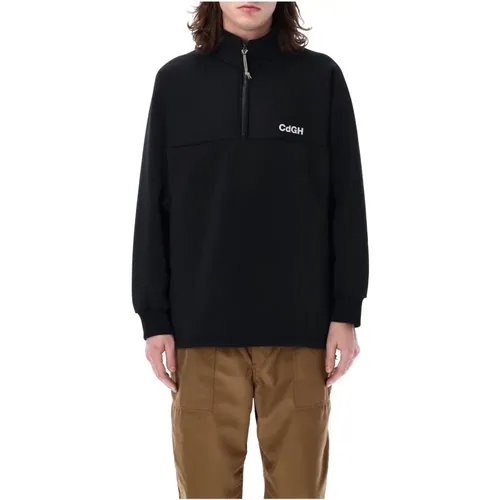 Half Zip Pullover Sweater , male, Sizes: L, M - Comme des Garçons - Modalova