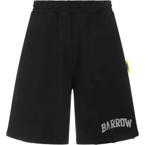 Schwarze sportliche Bermuda-Shorts,Casual Shorts - Barrow - Modalova