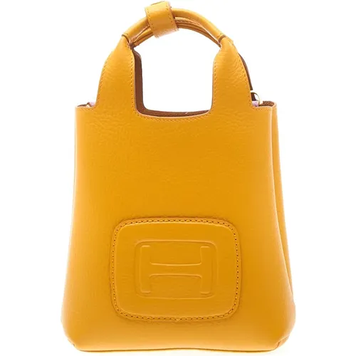 Gelbe Mini-Shoppingtasche Hogan - Hogan - Modalova