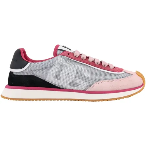 Low-Top Sneakers Lace-up Closure , female, Sizes: 5 1/2 UK - Dolce & Gabbana - Modalova