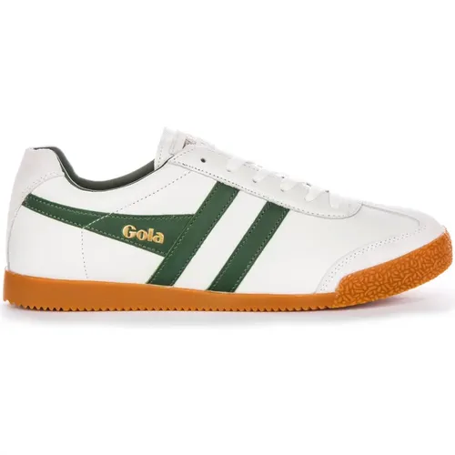 Green Leather Men's Trainers , male, Sizes: 10 UK, 8 UK, 12 UK, 7 UK, 9 UK - Gola - Modalova