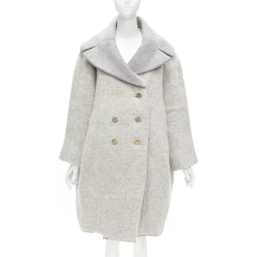Pre-owned Wool outerwear , female, Sizes: 3XL/4XL - Celine Vintage - Modalova