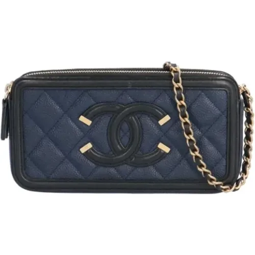 Pre-owned Leather chanel-bags , female, Sizes: ONE SIZE - Chanel Vintage - Modalova