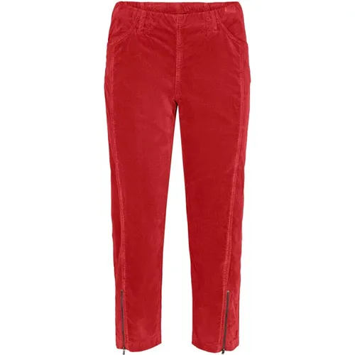 Cropped Trousers , female, Sizes: 3XL, 2XL - LauRie - Modalova