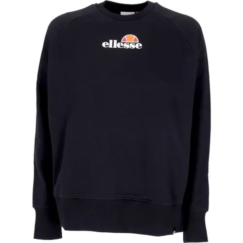 Schwarzer Leichter Crewneck Sweatshirt , Damen, Größe: M - Ellesse - Modalova