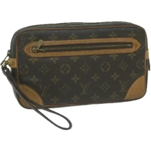 Pre-owned Canvas clutches , female, Sizes: ONE SIZE - Louis Vuitton Vintage - Modalova