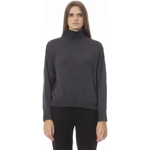 Vulcano Neck Langarm Pullover,Vulkan Hals Langarm Pullover - Baldinini - Modalova