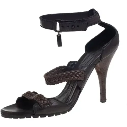 Pre-owned Leather sandals , female, Sizes: 5 UK - Burberry Vintage - Modalova