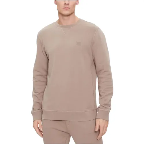 Sweatshirt mit Rundhalsausschnitt - Hugo Boss - Modalova