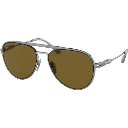 Sonnenbrillen , Herren, Größe: 57 MM - Prada - Modalova