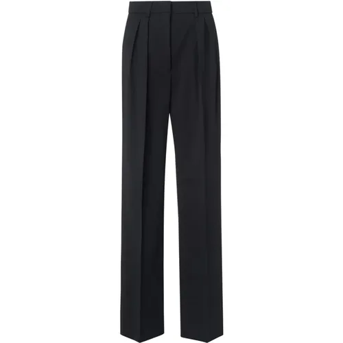 Schwarze Assuan Hose , Damen, Größe: 2XS - SPORTMAX - Modalova