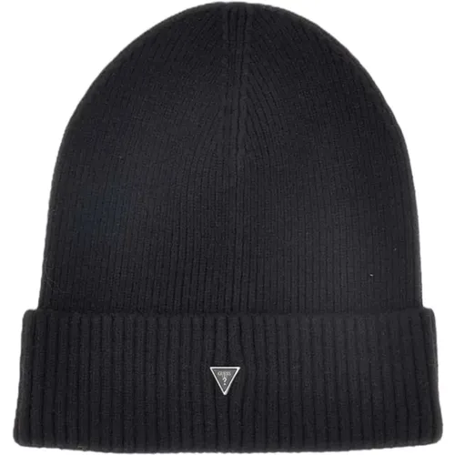 Stylish Beanie Hat , male, Sizes: L, M - Guess - Modalova