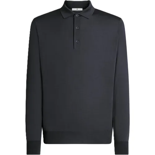 Long Sleeve Polo Shirt , male, Sizes: XL, M - PT Torino - Modalova