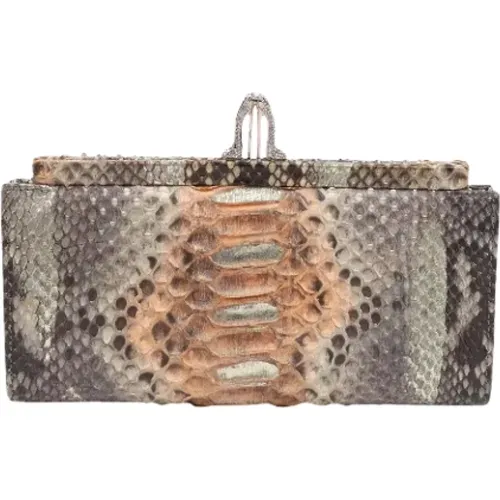 Pre-owned Leather clutches , female, Sizes: ONE SIZE - Christian Louboutin Pre-owned - Modalova