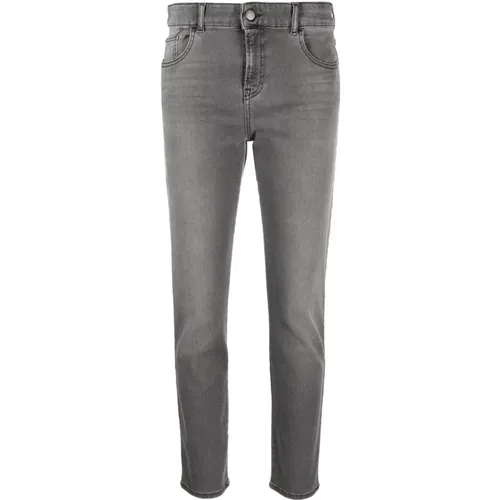 High-waisted Regular Fit Jeans - Emporio Armani - Modalova