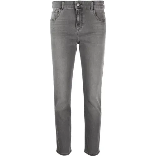 High-waisted Regular Fit Jeans , female, Sizes: W26, W25 - Emporio Armani - Modalova