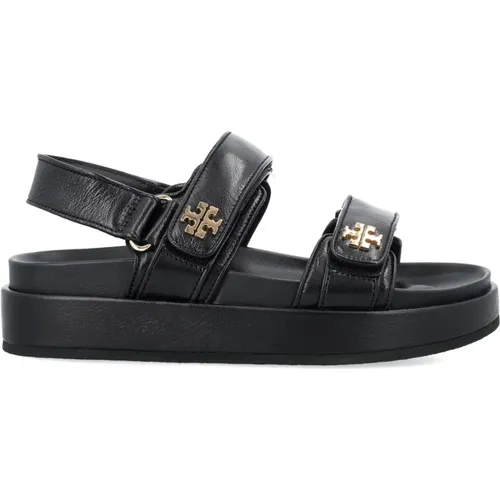 Schwarze Geschlossene Flache Sandalen Kira , Damen, Größe: 36 EU - TORY BURCH - Modalova