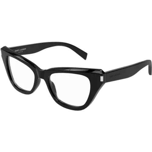 Schwarze Transpare SL 472 Sonnenbrille , unisex, Größe: 52 MM - Saint Laurent - Modalova