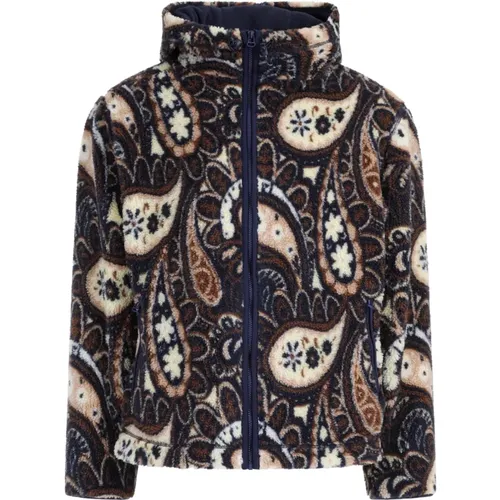 Blue Paisley Jacket Aw23 , male, Sizes: S - Drole de Monsieur - Modalova