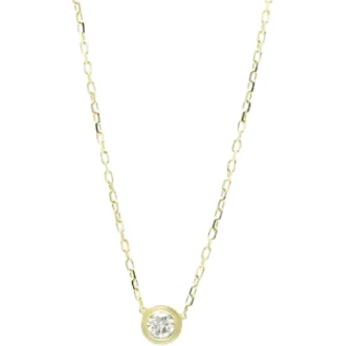 Pre-owned Gold necklaces , female, Sizes: ONE SIZE - Cartier Vintage - Modalova