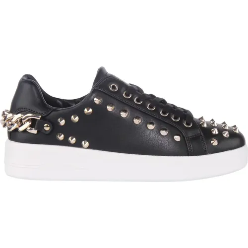 Studded Low Top Sneakers for Women , female, Sizes: 4 UK, 6 UK, 5 UK - Guess - Modalova