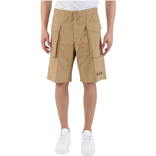 Cargo Bermuda Shorts aus Baumwolle , Herren, Größe: XL - Aspesi - Modalova