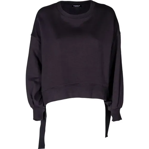 Damen Sweatshirt mit Rüschen Details , Damen, Größe: S - Dondup - Modalova