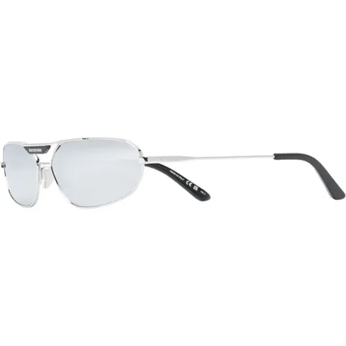 Bb0245S 002 Sunglasses,/Grey Sunglasses,Silver Sunglasses - Balenciaga - Modalova