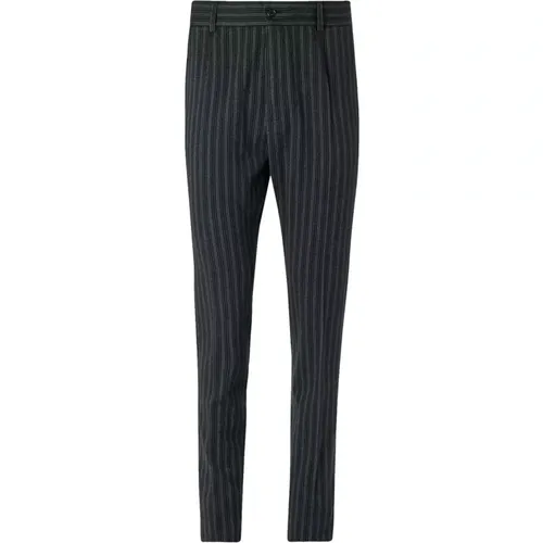 Tapered Pinstriped Trousers , male, Sizes: S, M - Dolce & Gabbana - Modalova
