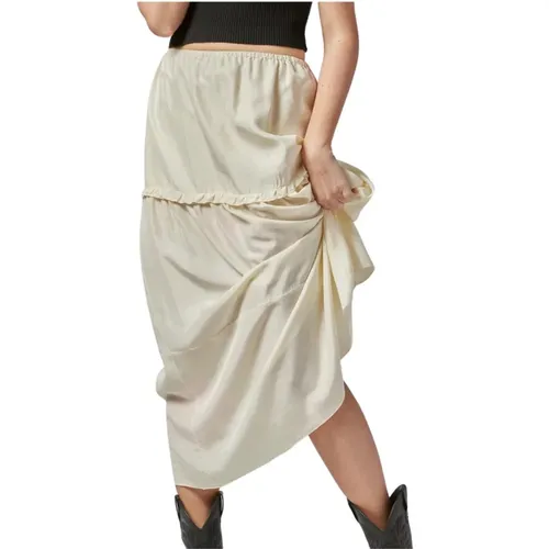 Habutai skirt , female, Sizes: 2XS - Pomandère - Modalova