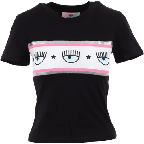 Stylisches T-Shirt für Frauen , Damen, Größe: XS - Chiara Ferragni Collection - Modalova
