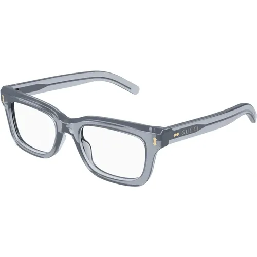 Transparent Grey Sunglasses with Clear Lenses , female, Sizes: 51 MM - Gucci - Modalova