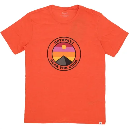 Sunny Side Crew Neck Tee , male, Sizes: S, XL, L, M - Cotopaxi - Modalova