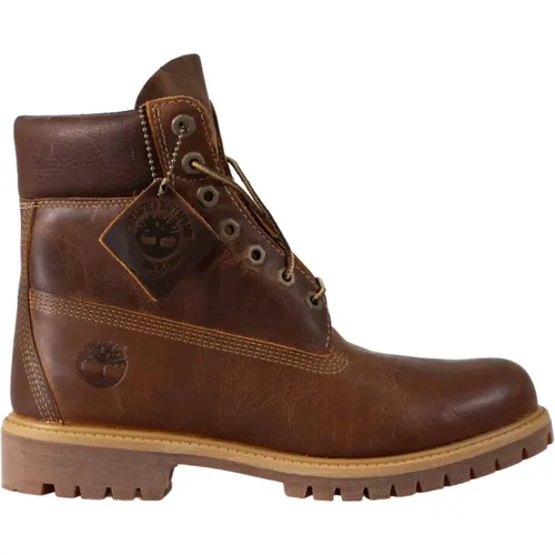 Wasserdichte Lederstiefel , Herren, Größe: 43 EU - Timberland - Modalova