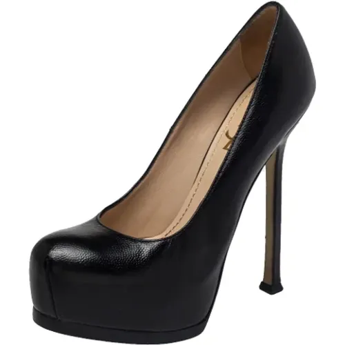 Pre-owned Leder Heels , Damen, Größe: 36 1/2 EU - Yves Saint Laurent Vintage - Modalova