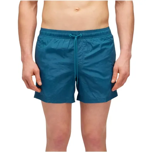 Gekräuselte Blaue Regenbogen Badehose - Sundek - Modalova