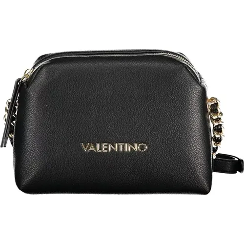 Schwarze Polyethylen-Handtasche , Damen, Größe: ONE Size - Valentino by Mario Valentino - Modalova