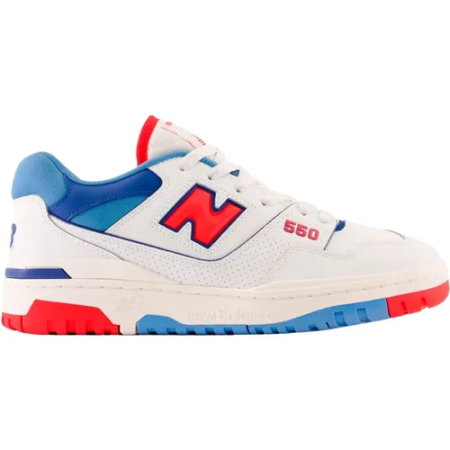 NCH Weiße, Blaue und Rote Sneakers , Herren, Größe: 44 EU - New Balance - Modalova